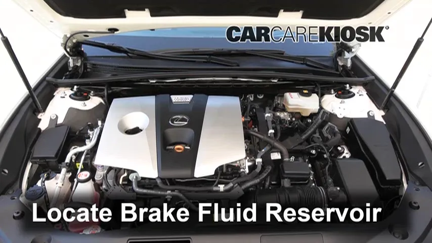 2020 Lexus ES300h Ultra Luxury 2.5L 4 Cyl. Brake Fluid Check Fluid Level